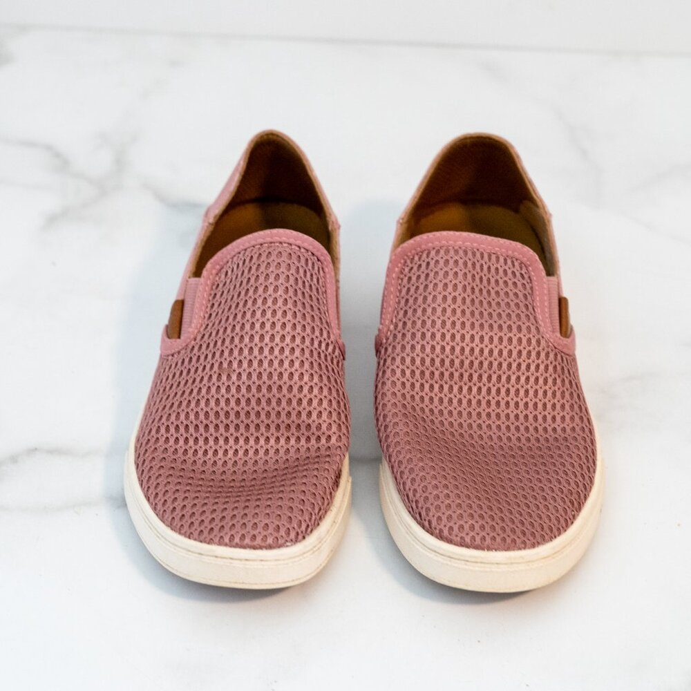OluKai Shoes Womens Size 7 Pehuea Mesh Slip On Comfort Loafer Sneakers Rose - Picture 3 of 5